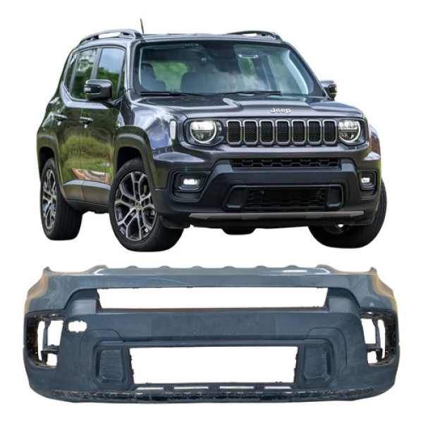 Para Choque Dianteiro Jeep Renegade 2023 Original 26082703 Cinza