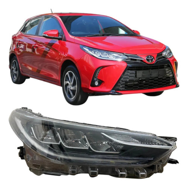 Farol Toyota Yaris 2023 A 2026 Original Full Led 26090204 Direito/passageiro