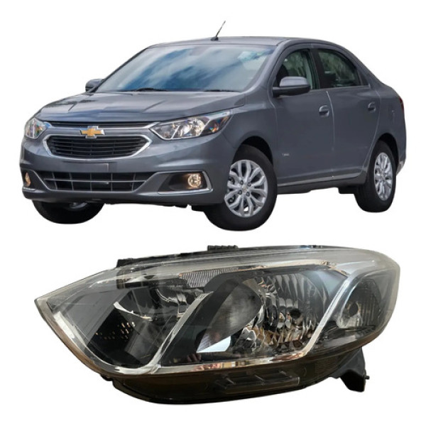 Farol Chevrolet Cobalt 2017 2018 Original 26051608 Esquerdo/motorista Esquerdo