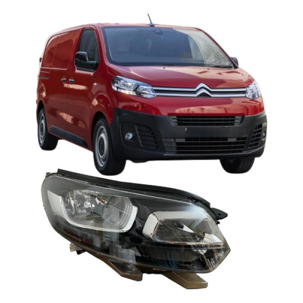 Farol Citroen Jumpy 2018 Fiat Scudo 2023 Original 26051304 Direito/passageiro Direito