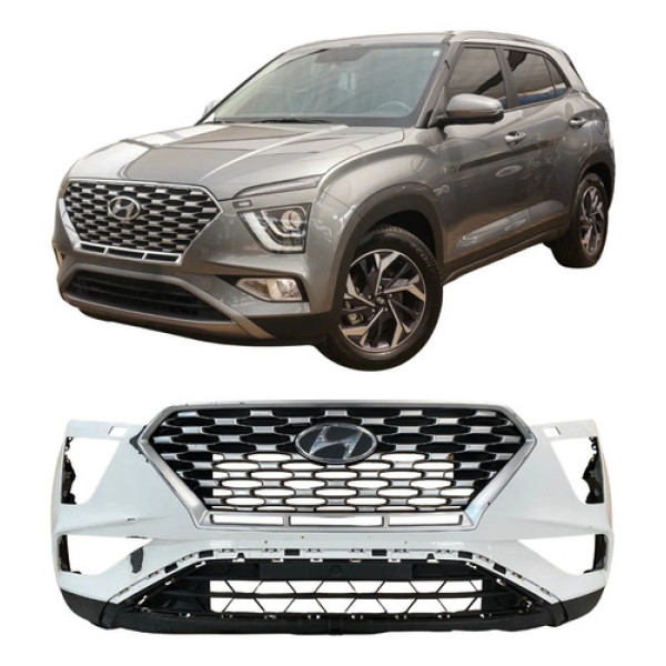Para Choque Dianteiro Hyundai Creta Original 2023 2024 Branco