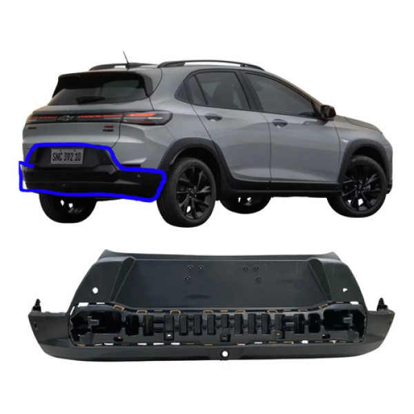 Spoiler Para Choque Traseiro Novo Chevrolet Sonic 26090704