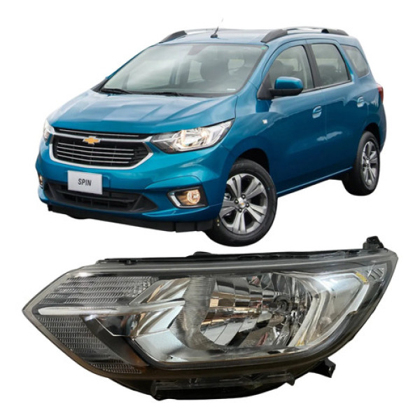 Farol Chevrolet Spin 2019 Led Original 26051313 Esquerdo/motorista Esquerdo