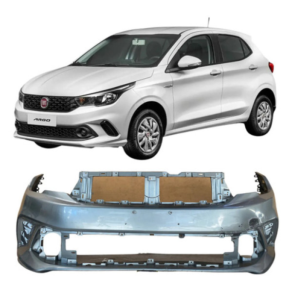 Para Choque Dianteiro Fiat Argo Original 2017 2018 26051203 Cinza