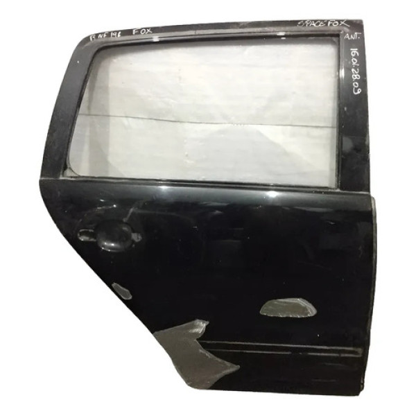 Porta Volkswagen Spacefox 2006 A 2010   16012809 Traseira Direito/preto Preto