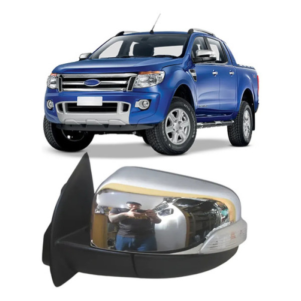 Retrovisor Ford Ranger 2012 A 2015 Retrátil Le