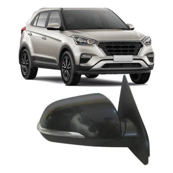 Retrovisor Hyundai Creta 2017 2018 Ld C/pisca Retratil