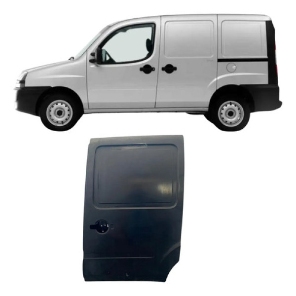 Porta De Correr Esquerda Fiat Doblo Cargo 51871348 26041602 Traseira Esquerdo Nude