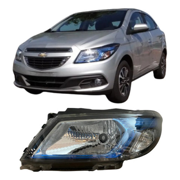 Farol Chevrolet Onix Prisma 2013 A 2016 Original 26062704 Esquerdo/motorista Esquerdo