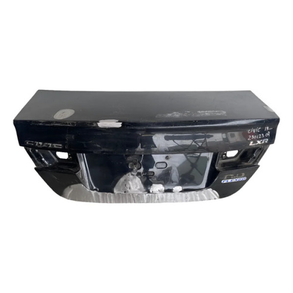 Tampa Traseira Honda Civic 2013 A 2015 23012304 Preto