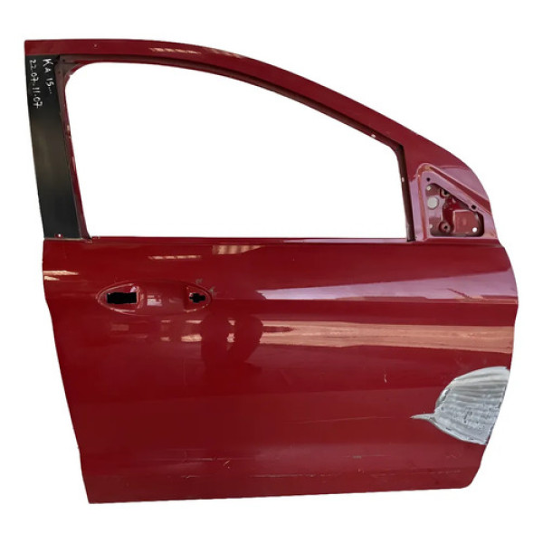 Porta Dianteira Ford Ka 2015 A 2020 22071107 Dianteira Direito Vermelho