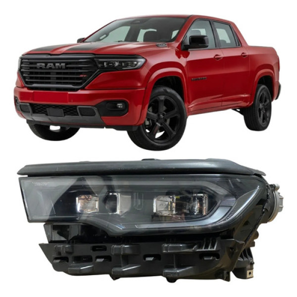 Farol Ram Rampage 2023 A 2026 Original Full Led 26090207 Esquerdo/motorista