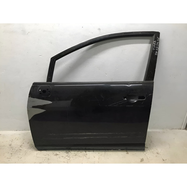 Porta Dianteira Nissan Tiida 20032406 Dianteira Esquerdo/preto Preto
