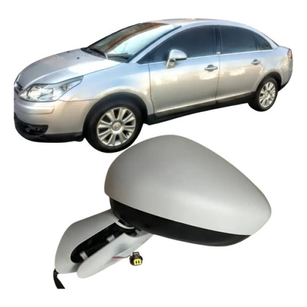Retrovisor Citroen C4 Pallas Esquerdo Nude