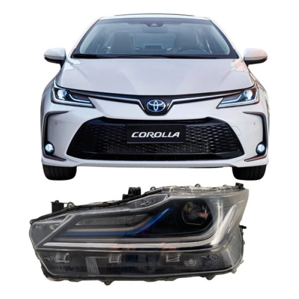 Farol Toyota Corolla Hybrid Original 2020 2021 2022 26042511 Esquerdo/motorista Esquerdo