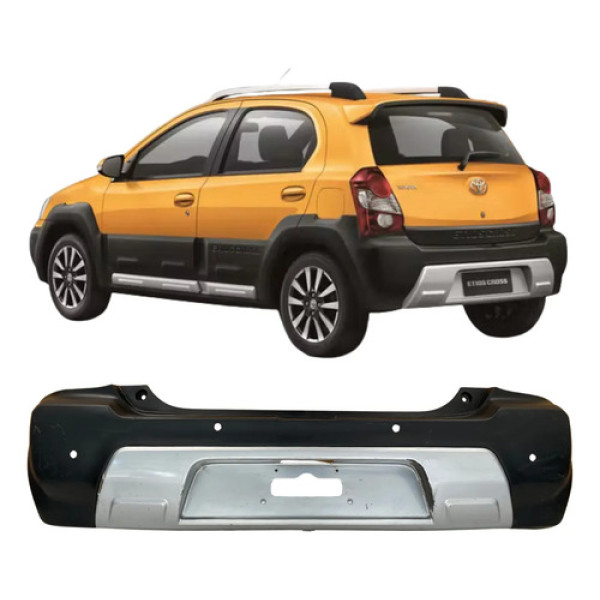 Para Choque Traseiro Toyota Etios Cross Original 26050706