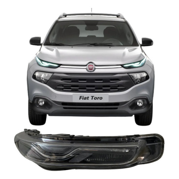 Farol Superior Led Fiat Toro Original 26040708 Direito/passageiro