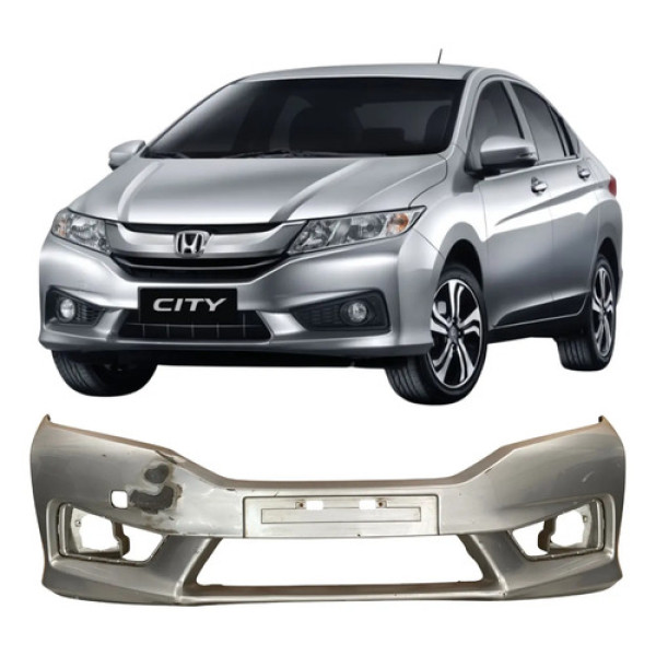 Para Choque Dianteiro Honda City 2015 2016 26021006 Cinza