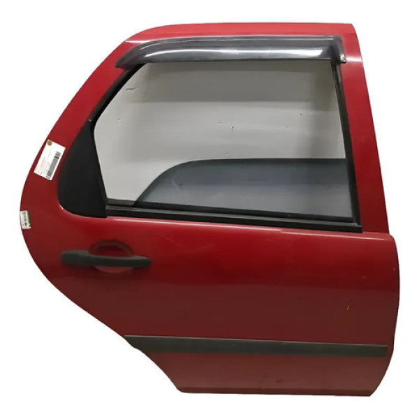 Porta Fiat Palio Siena (zoião) Ptd13497 Traseira Direito/vermelho