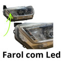 Farol Nissan Kicks 2018 Led Importado 26090208 Esquerdo/motorista
