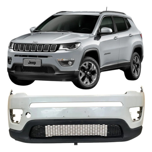 Para Choque Dianteiro Jeep Compass Flex Original 26052002 Branco