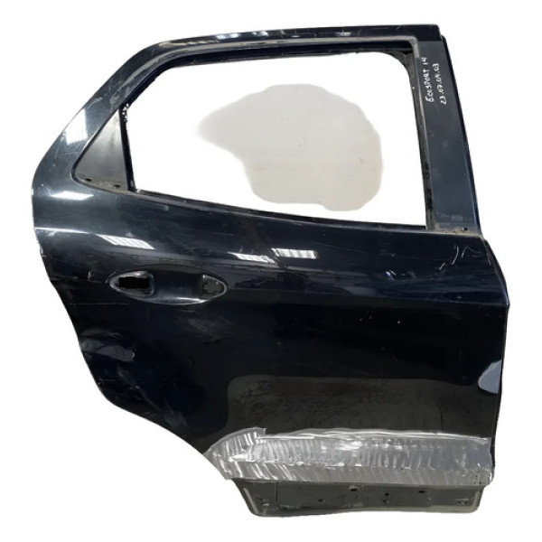 Porta Traseira Ford Ecosport 2013 2014 2015 2016 23070403 Traseira Direito Preto
