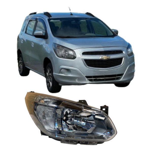 Farol Chevrolet Spin 2012 2013 2014 25121103 Direito