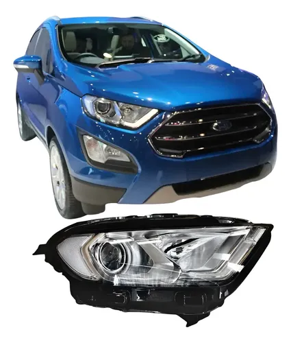 Farol Ford Ecosport 2017 2018 Com Xenon 25092610 Direito