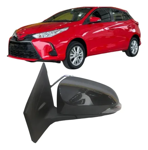 Retrovisor Toyota Yaris Le C/pisca Retrátil
