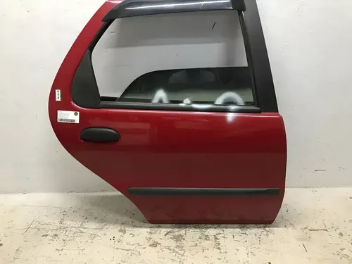 Porta Traseira Fiat Palio Siena 1997 Ptd13387 Traseira Direito/vermelho Vermelho