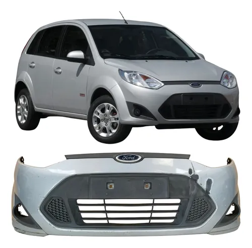 Para Choque Dianteiro Ford Fiesta 2011 Original 26082103 Cinza