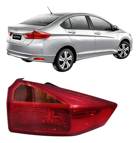 Lanterna Honda City 2015 A 2017 25082204 Vermelho
