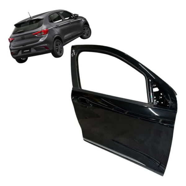 Porta Dianteira Direita Do Fiat Argo 2018 A 2024 Completa Dianteira Direita Cinza