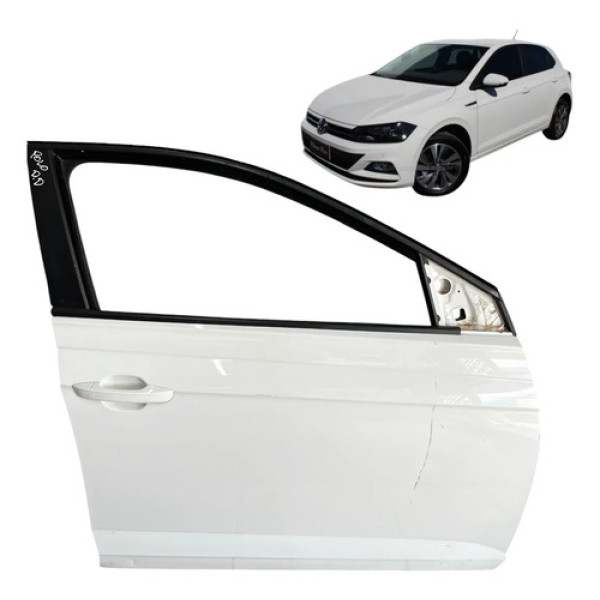 Porta Dianteira Direita Vw Polo E Virtus 2020 E 2021 Origin Dianteira Direita Branco
