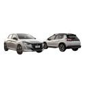 Macaneta Interna T.d Peugeot 208 2008 C4 Lounge 2013-2022 Preto Com Prata Traseira