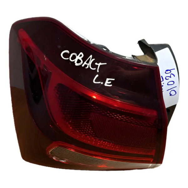 Lanterna Traseira Esquerda Gm Cobalt 2016 17 18 19 52119671 Esquerdo/motorista Vermelho