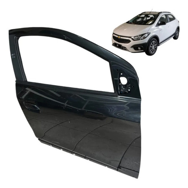Porta Dianteira Direita Gm Onix Active 2018 2019 - Original Dianteira Direita Cinza