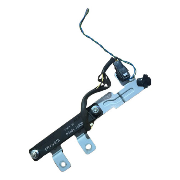 Módulo Antena 5wy2a87b Kia Sportage C/moldura Prata Original Preto