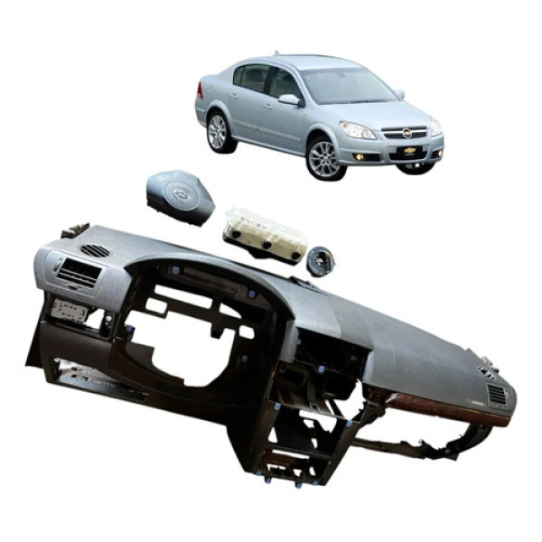 Kit Airbag Gm Vectra Elite Elegance 2006 2007 2008 Original Cinza