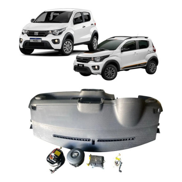 Kit Airbag Fiat Mobi 2021 22 23 2024 2025 Completo Original Preto