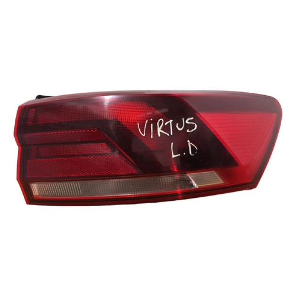 Lanterna Traseira Lado Direita Virtus Original Vw Direito/passageiro Vermelho