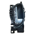 Macaneta Interna T.d Peugeot 208 2008 C4 Lounge 2013-2022 Preto Com Prata Traseira