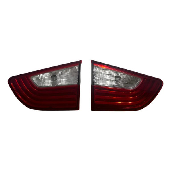 Par Lanterna Porta-malas Fiat Grand Siena 2014-16 Original Vermelho Ambos Lados