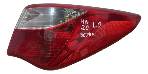 Lanterna Direita Hyundai Hb20 Sedan 2018 2019 Original Vermelho Direito/passageiro