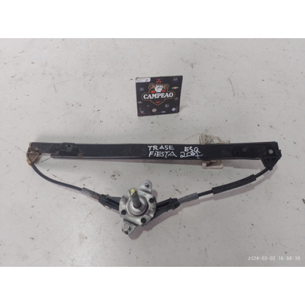 Máquina Vidro Manual Traseira Esquerda Ford Fiesta 2007