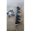 Flauta/bico Injetor Chevrolet Cobalt 2015 1.8 Lt A.t  