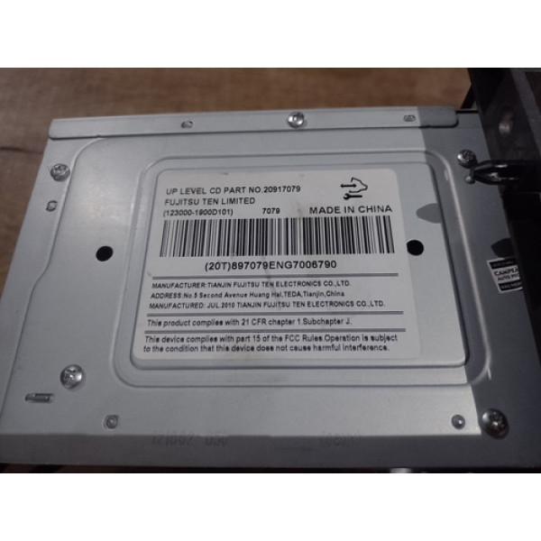 Radio Cd Player Gm Chevrolet Captiva Sport Awd 2010 Detalhe