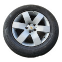 Jogo Roda Liga Captiva + Pneu Meia Vida 235/60/r17 068