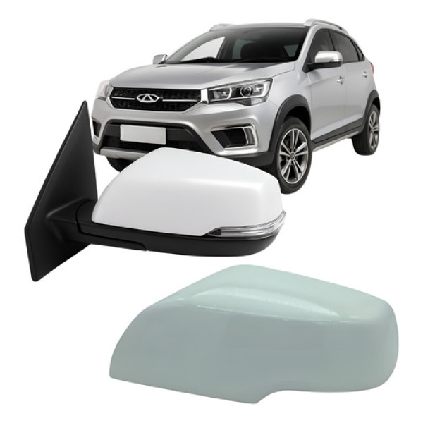 Capa Retrovisor Chery Tiggo 2 Lado Motorista Esquerdo