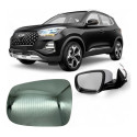 Lente Com Base Retrovisor Chery Tiggo 5x Com Sensor Esquerdo